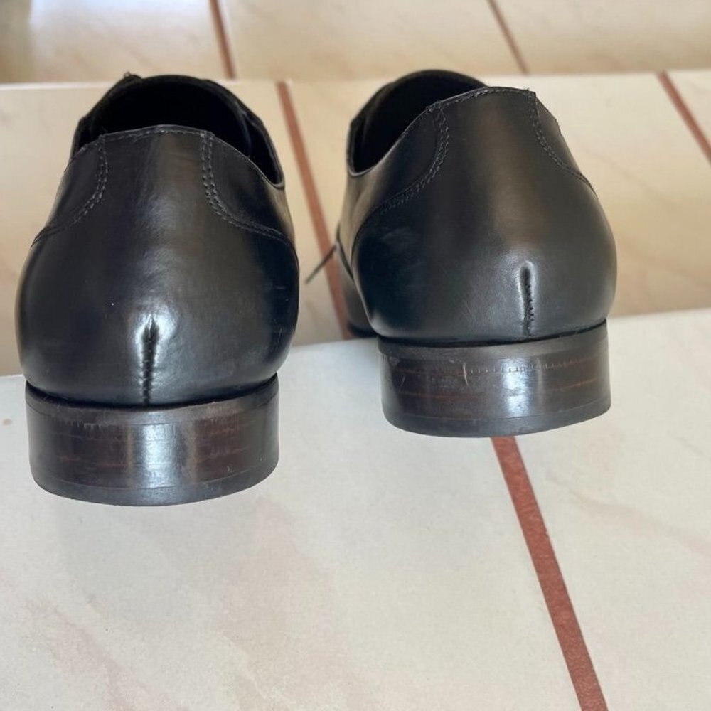 Raphael Steffens Men's Dress Shoes Formal Business Lace-up Black Leather Size 9N - Picture 12 of 12